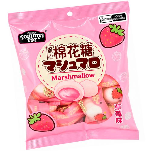 Marshmallow com Recheio de Morango 60g-2-